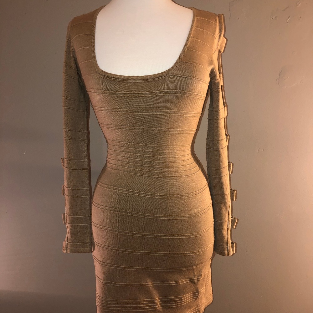 Tan Dress